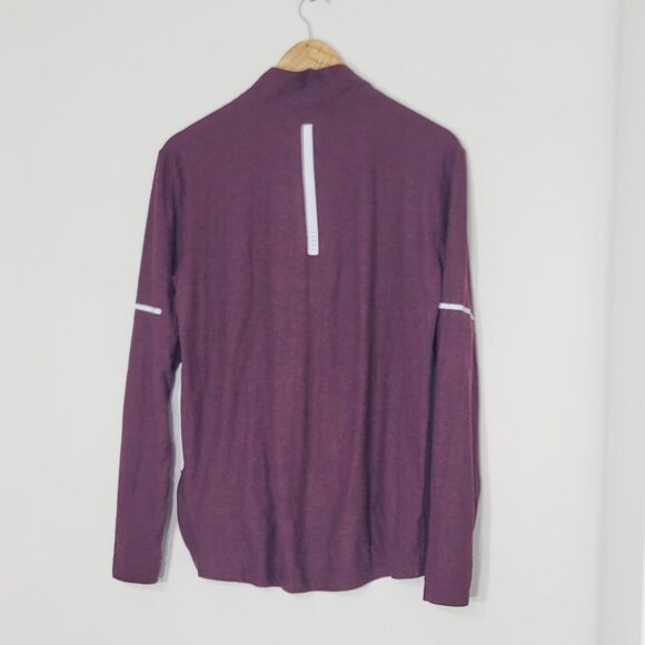 Athletic Works Men's Maroon Long-Sleeve Dri More Slim Fit Athletic Top Size S - Picture 2 of 10
